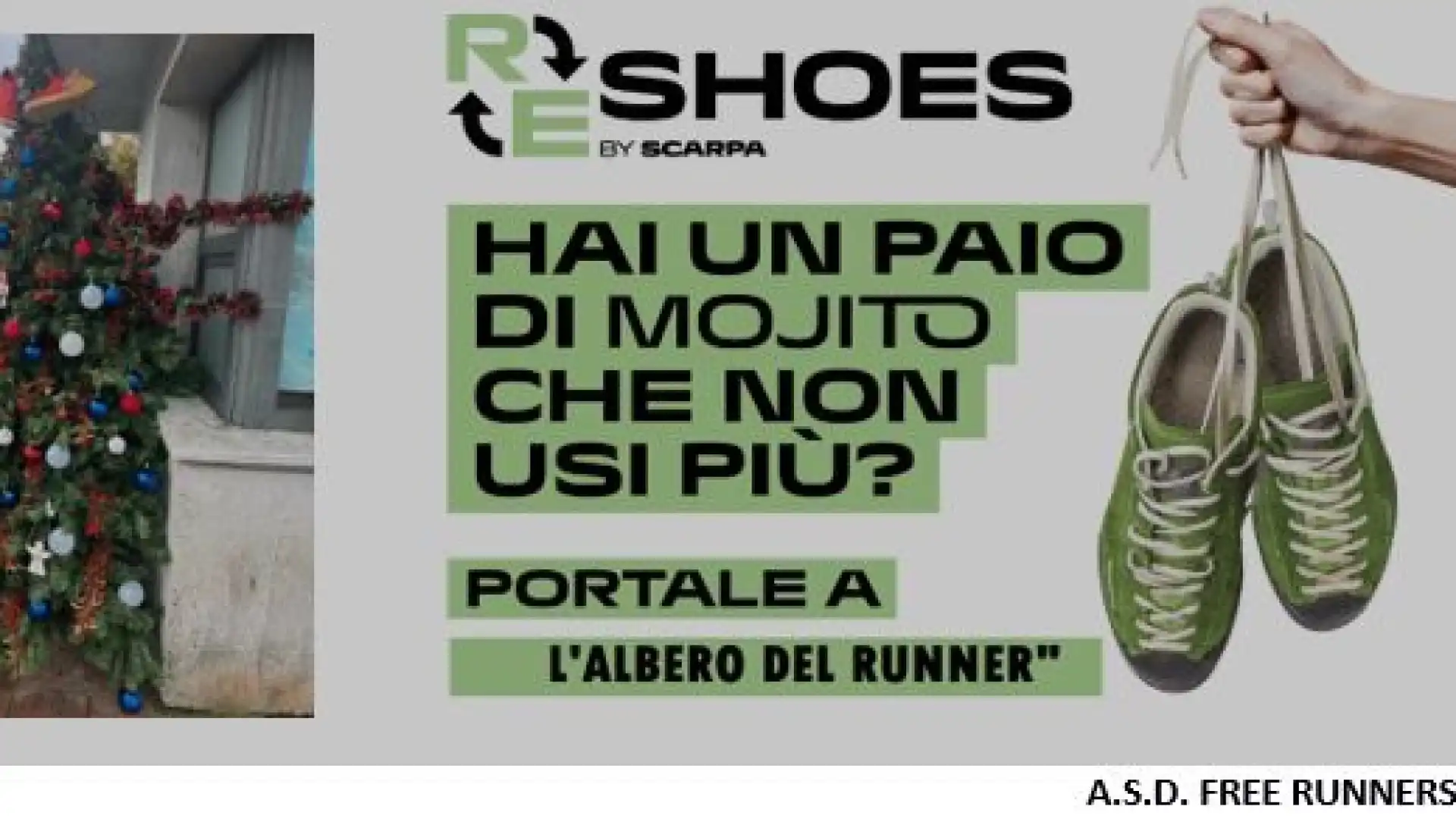 Isernia: l’Asd Free Runners protagonista di diverse iniziative benefiche per il Natale.